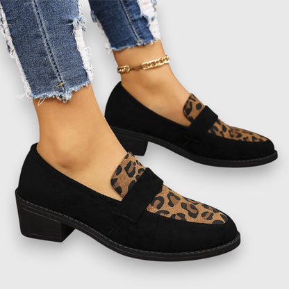 Rikke | Kvinders Loafers Forår Leopardmønster Slip-On