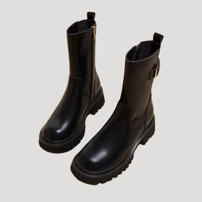 Else | Dame Chunky Støvler I Læg-Højde Til Forår