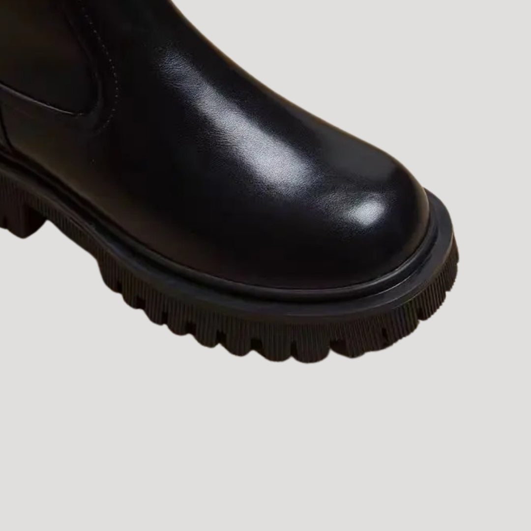 Else | Dame Chunky Støvler I Læg-Højde Til Forår