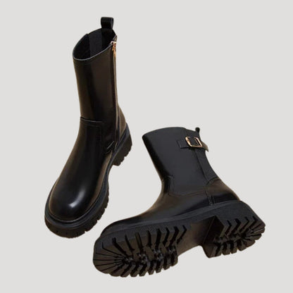 Else | Dame Chunky Støvler I Læg-Højde Til Forår