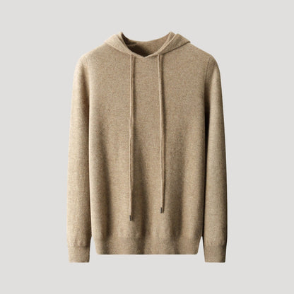 Morten | Herre Hoodie Forår Strik Blød Hætte