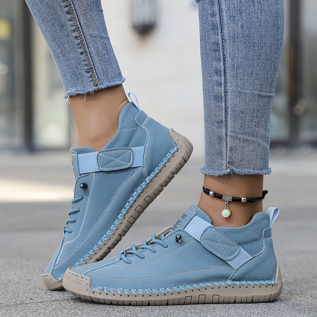 Tina | Dame Sneakers Sommer Snøre Platform Casual