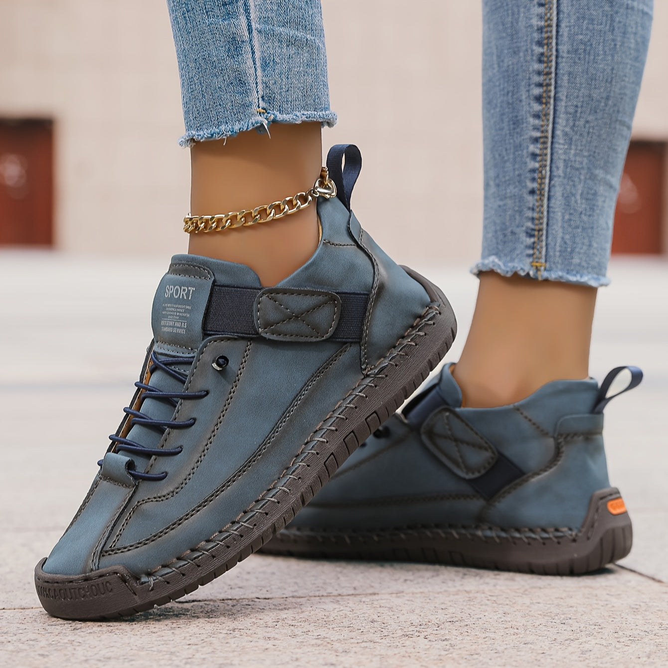 Tina | Dame Sneakers Sommer Snøre Platform Casual