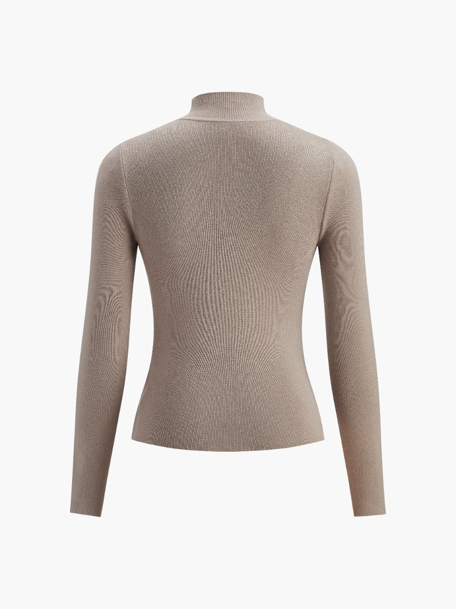 Connie | Dame Mock Neck Top Til Forår