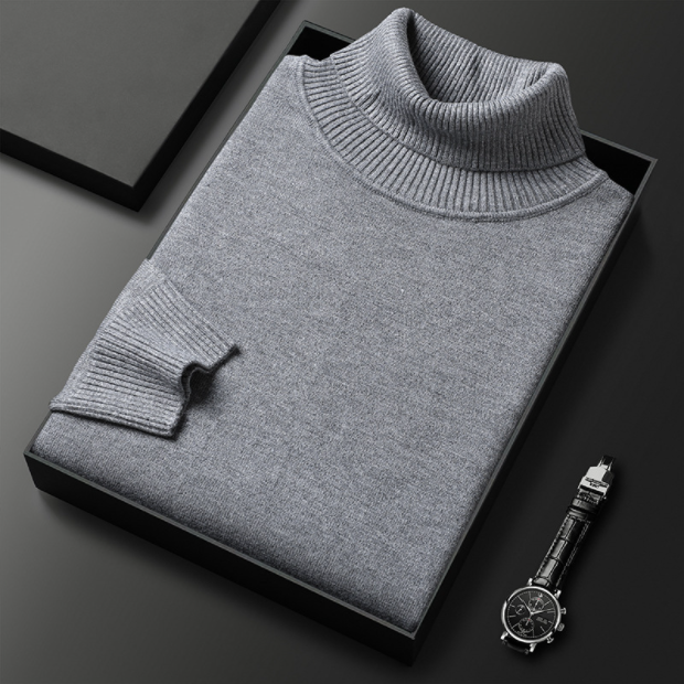 Elias | Herre Forårs Rullekrave Casual Sweater