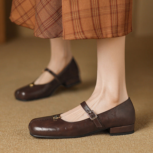 Trine | Dame Ballerinaer Forår Rem Flade