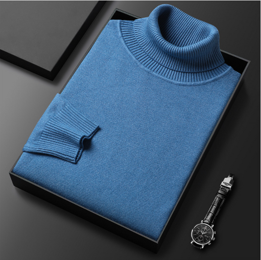 Elias | Herre Forårs Rullekrave Casual Sweater