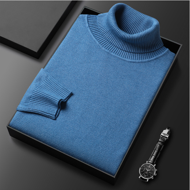 Elias | Herre Forårs Rullekrave Casual Sweater
