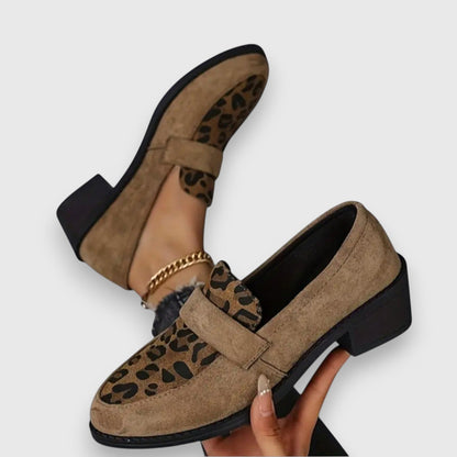 Rikke | Kvinders Loafers Forår Leopardmønster Slip-On