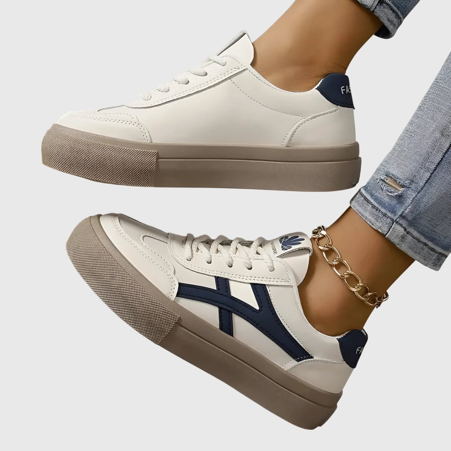 Lotte | Kvinders Sneakers Forår Casual Snøre Retro