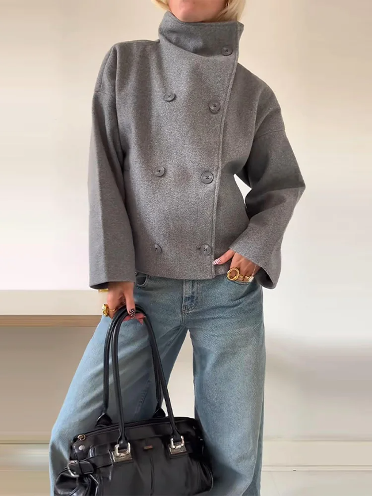 Ruth | Dame Oversized Vinterjakke Med Knaplukning