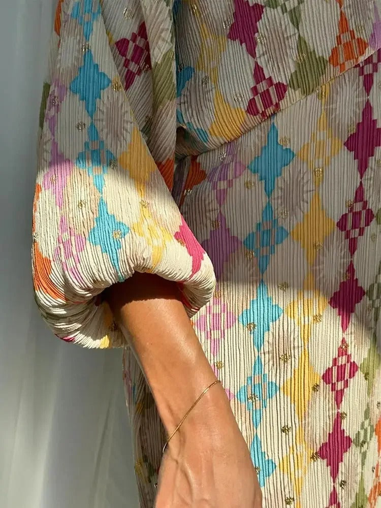 Anette | Dame Todelt Sæt Vinter Farverigt Fritid Mønster